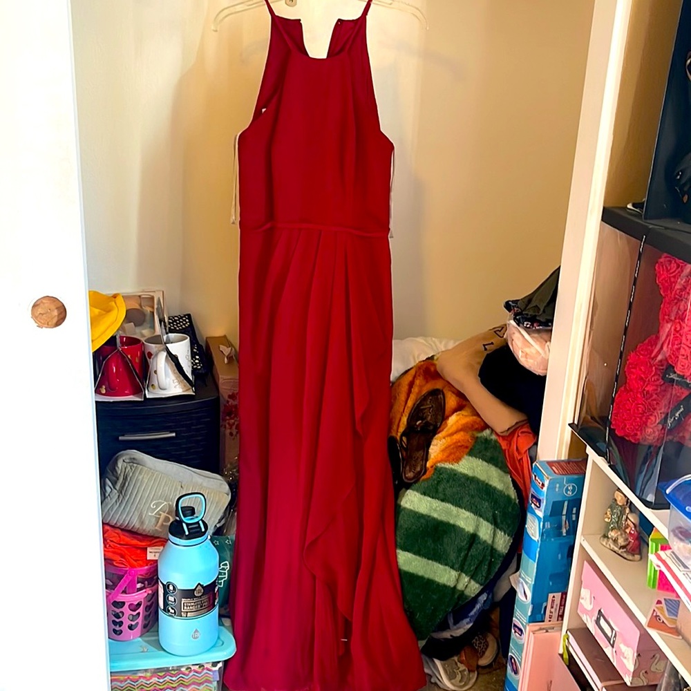 Red dress